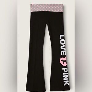 VS Pink Fold Over Leggings